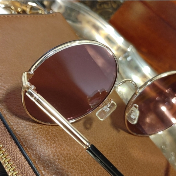 *Round Mirror Metal Framed Sunglasses - Picture 5 of 7